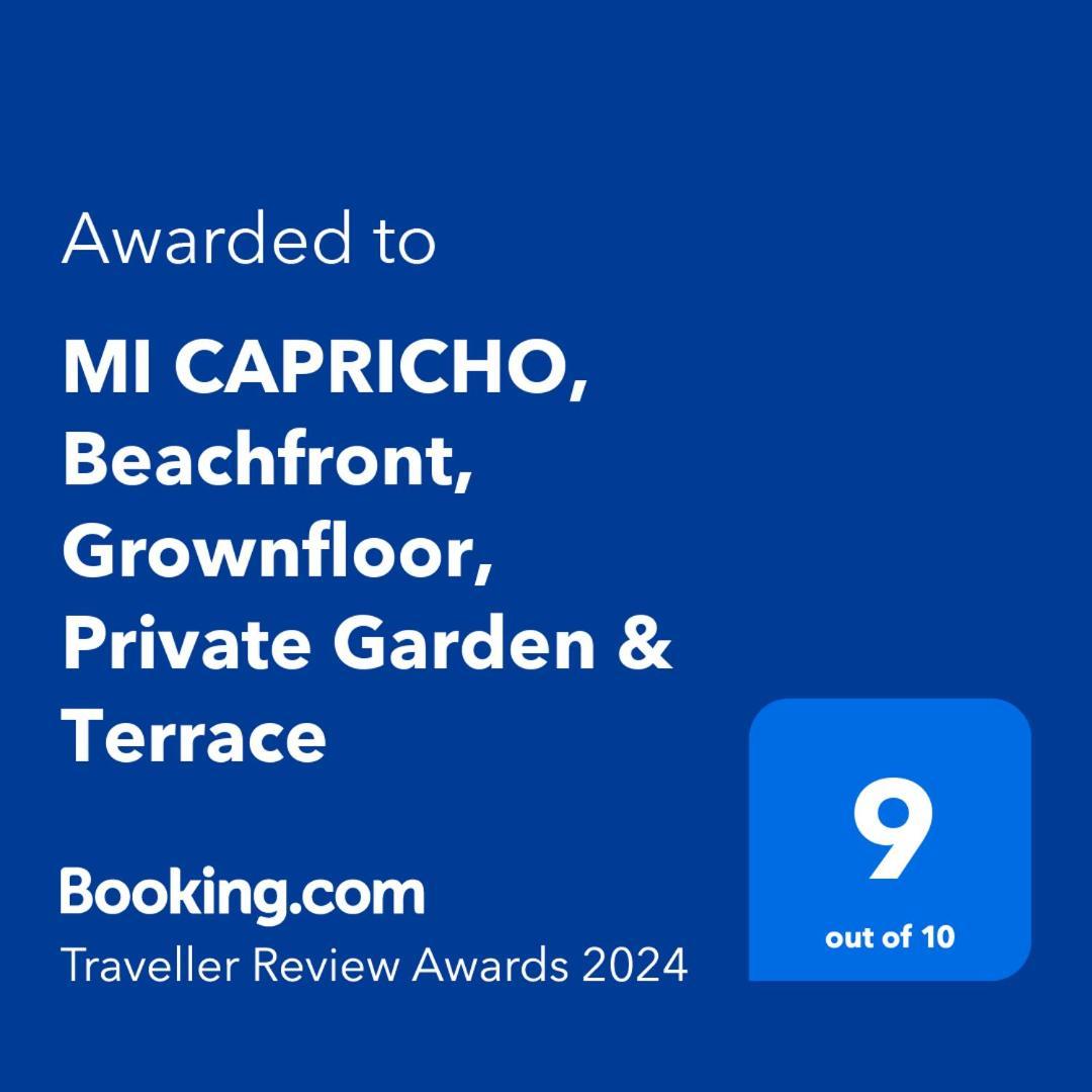 Mi Capricho, Beachfront, Grownfloor, Private Garden & Terrace Sitio de Calahonda エクステリア 写真
